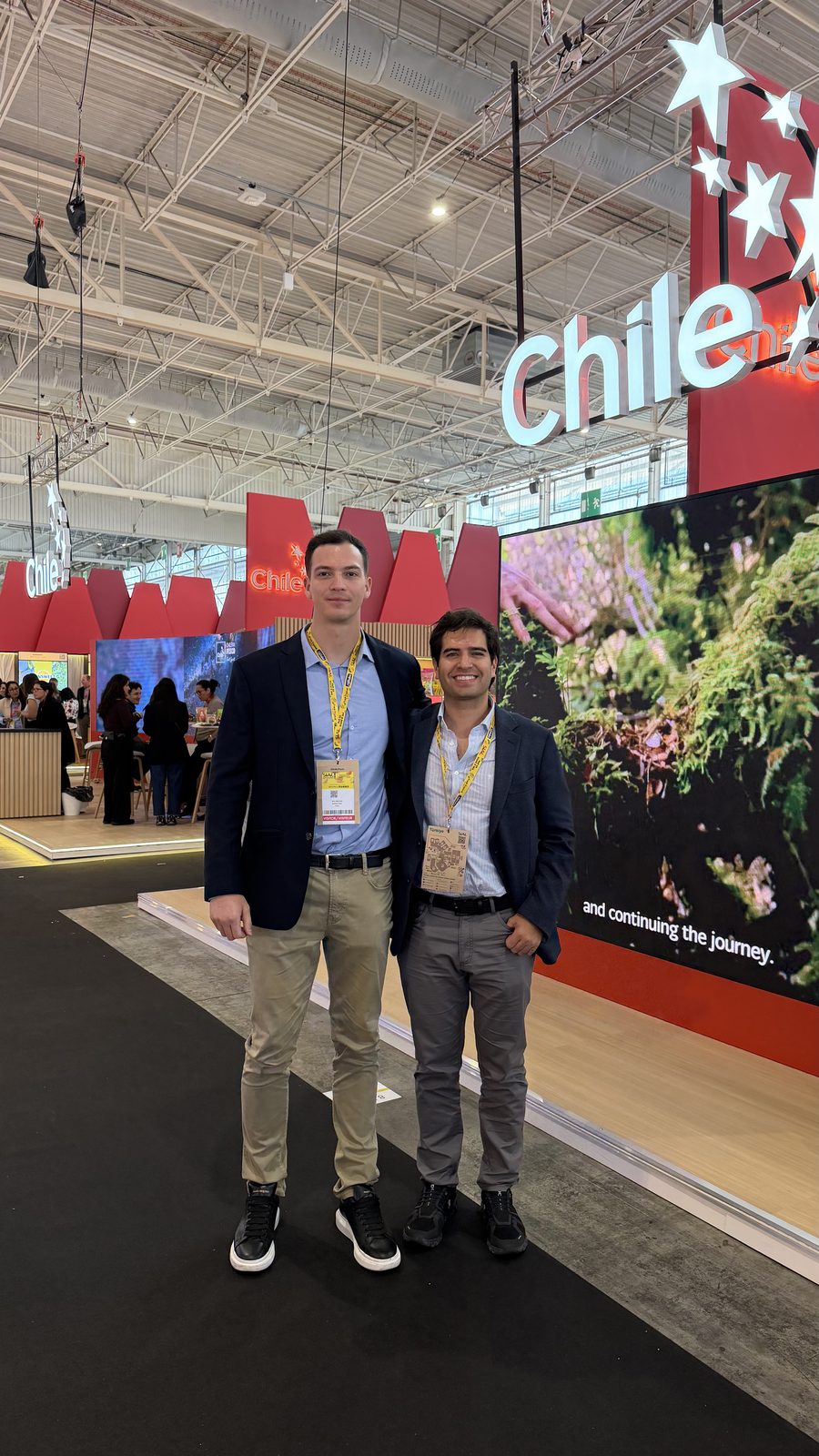 Equipo Sunway Frut en el pabellón de Chile, SIAL Paris 2026